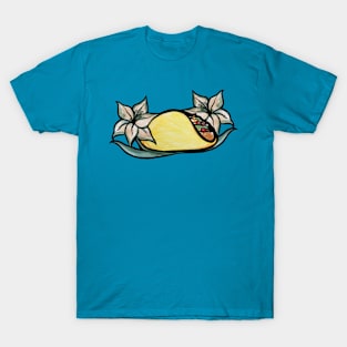 Elegant Taco With Flowers A La Carte T-Shirt